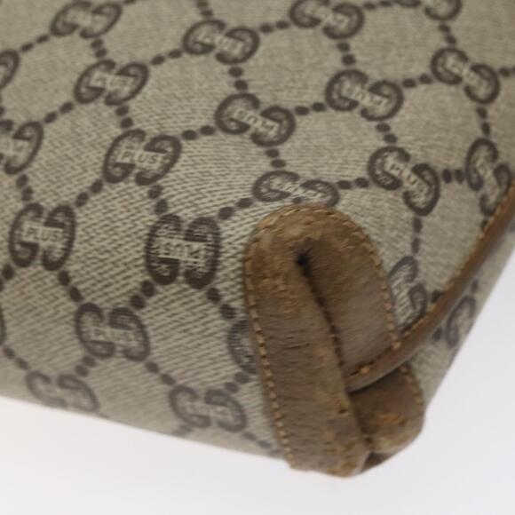 GUCCI GG Plus Supreme Shoulder Bag Pvc Beige Gold - Picture 10 of 16